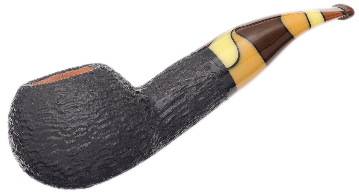 Savinelli Paloma Rusticated Black (320 KS) (6mm)