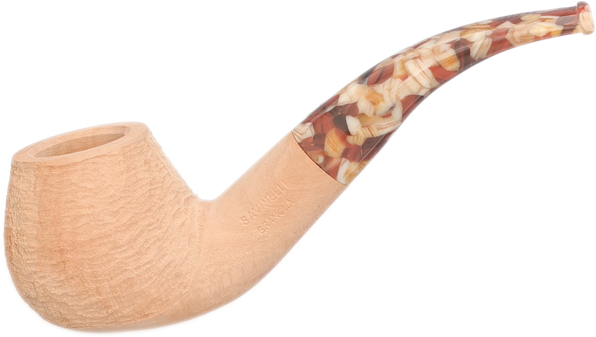 Savinelli Granola Rusticated Natural (645 KS) (6mm)