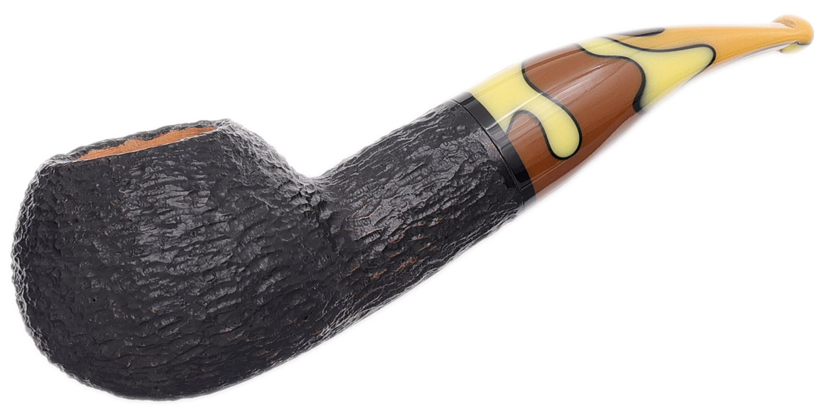 Savinelli Paloma Rusticated Black (320 KS) (6mm)