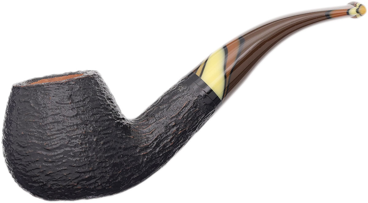 Savinelli Paloma Rusticated Black (645 KS) (6mm)