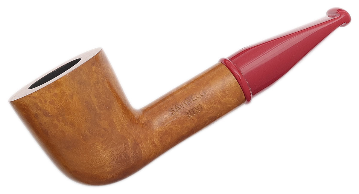 Savinelli Mini Smooth Red Stem (409) (6mm)