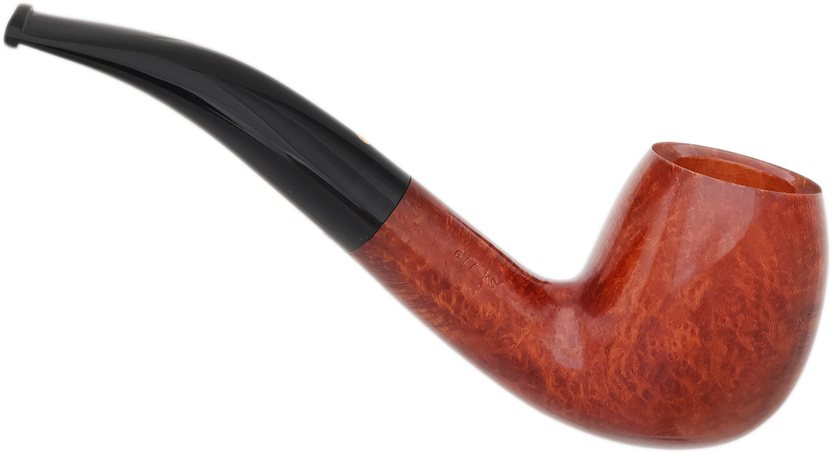 Savinelli Punto Oro Gold Smooth (677 KS) (6mm)