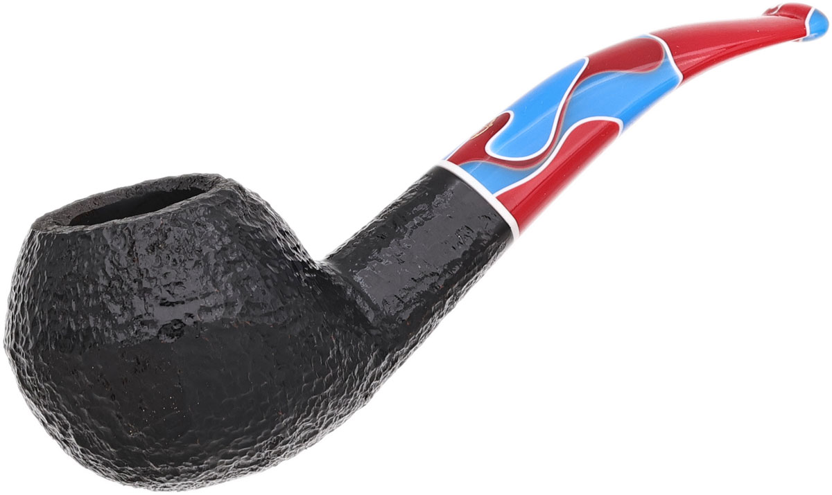 Savinelli Colombina Rusticated Black (673 KS) (6mm)
