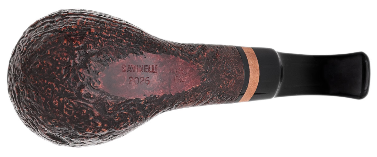 Savinelli Collection 2026 Sandblasted with Smooth Top (6mm)