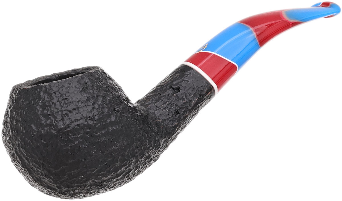 Savinelli Colombina Rusticated Black (673 KS) (6mm)