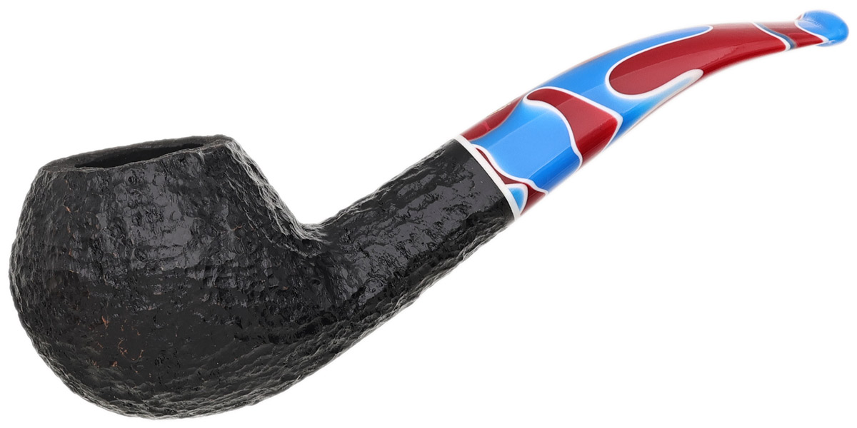 Savinelli Colombina Rusticated Black (673 KS) (6mm)