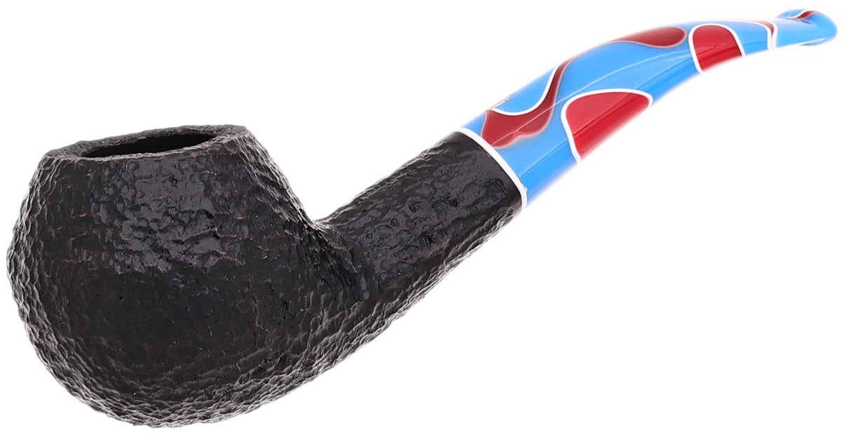 Savinelli Colombina Rusticated Black (673 KS) (6mm)