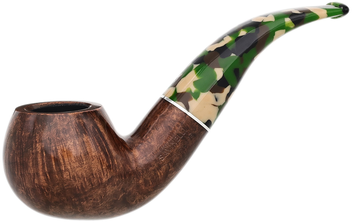沙芬 Camouflage Dark Brown 系列 642号 光面 弯式苹果斗