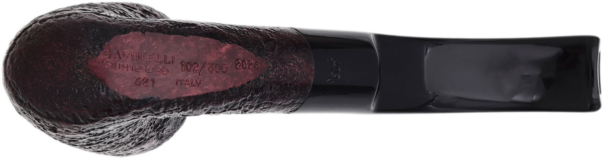 Savinelli Punto Oro Gold Sandblasted (621) (102/300) (6mm)