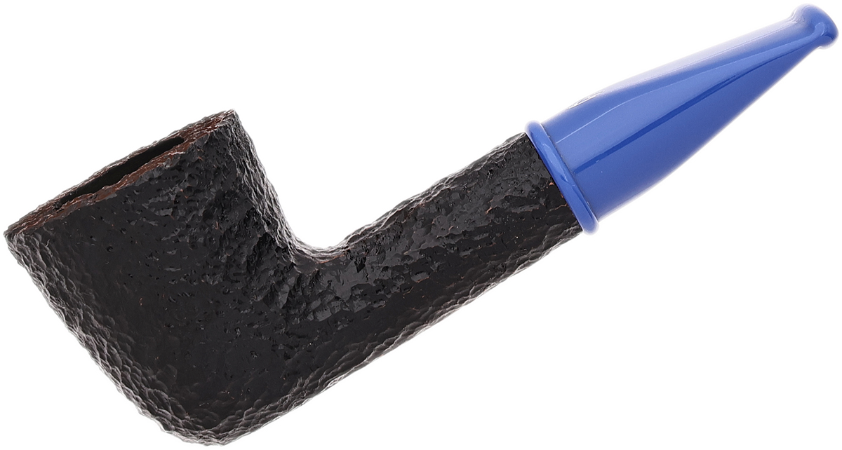 mini tobacco pipe Mini Rusticated Blue Stem (409) (6mm)