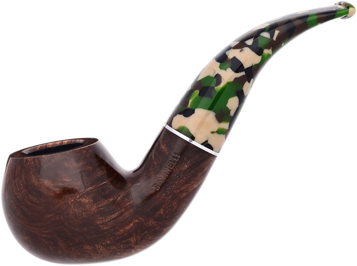 Camouflage Smooth Dark Brown (642) (6mm) Tobacco Pipe