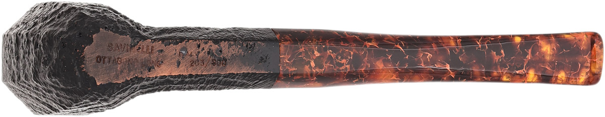 Savinelli Ottagono Long Sandblasted II (6mm) (203/800)