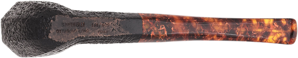 Savinelli Ottagono Long Sandblasted II (6mm) (168/800)