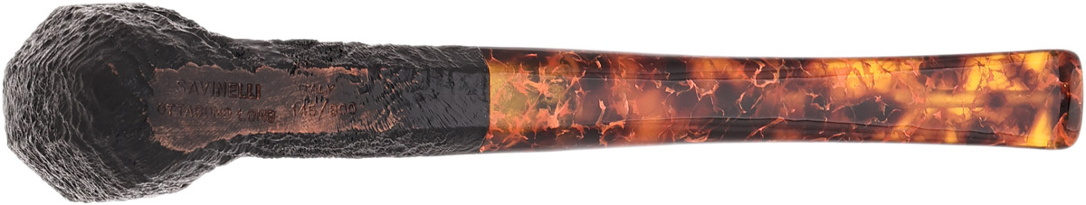 Savinelli Ottagono Long Sandblasted II (6mm) (145/800)