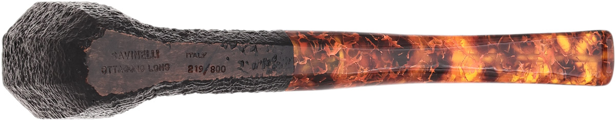 Savinelli Ottagono Long Sandblasted II (6mm) (219/800)