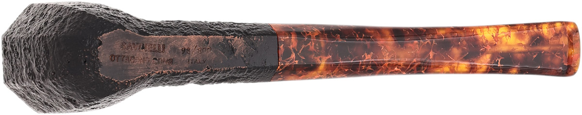 Savinelli Ottagono Long Sandblasted II (6mm) (98/800)