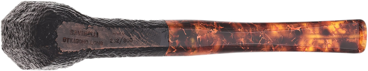 Savinelli Ottagono Long Sandblasted II (6mm) (232/800)
