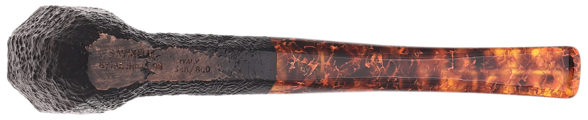 Savinelli Ottagono Long Sandblasted II (6mm) (348/800)