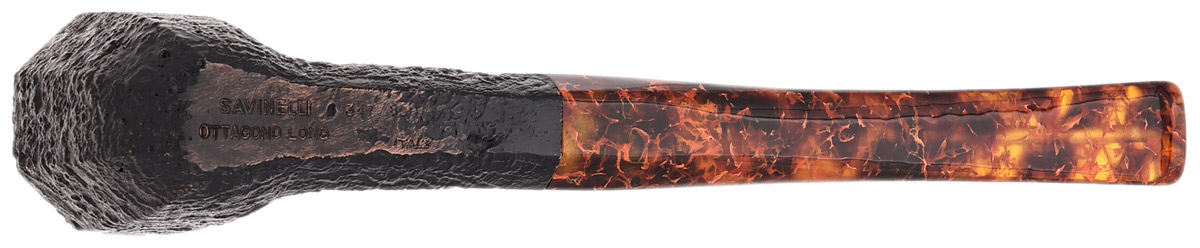 Savinelli Ottagono Long Sandblasted II (6mm) (347/800)