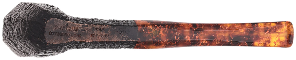Savinelli Ottagono Long Sandblasted II (6mm) (252/800)