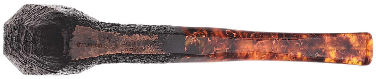 Savinelli Ottagono Long Sandblasted II (6mm) (27/800)
