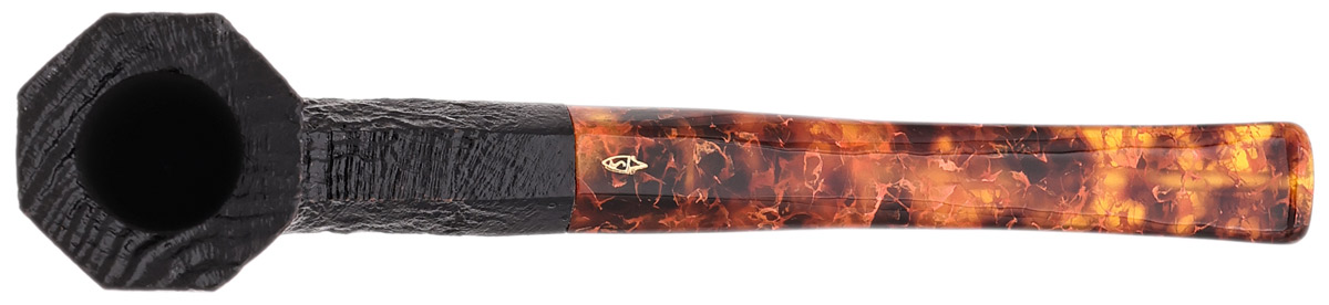 Savinelli Ottagono Long Sandblasted II (6mm) (17/800)