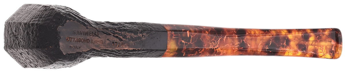 Savinelli Ottagono Long Sandblasted II (6mm) (17/800)