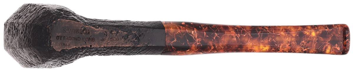 Savinelli Ottagono Long Sandblasted II (6mm) (24/800)