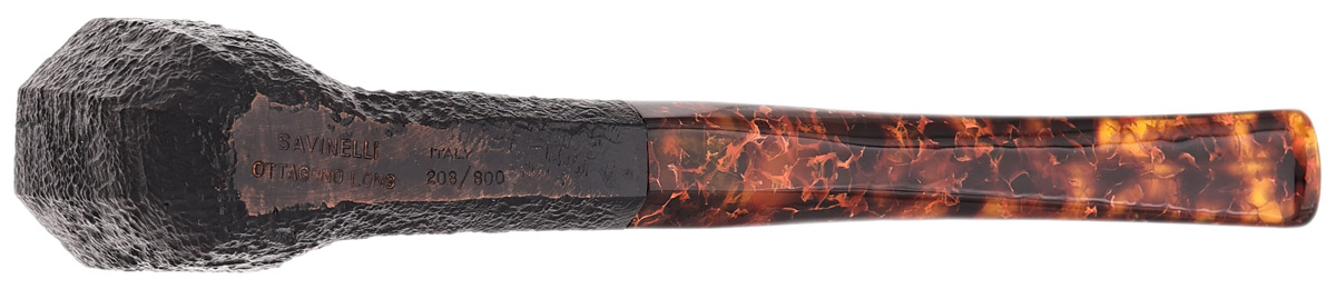 Savinelli Ottagono Long Sandblasted II (6mm) (208/800)