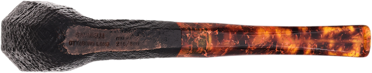 Savinelli Ottagono Long Sandblasted II (6mm) (216/800)