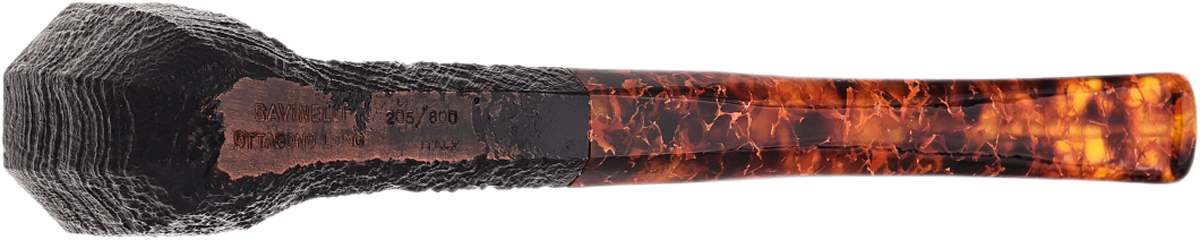 Savinelli Ottagono Long Sandblasted II (6mm) (205/800)