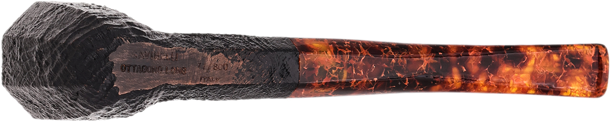 Savinelli Ottagono Long Sandblasted II (6mm) (77/800)
