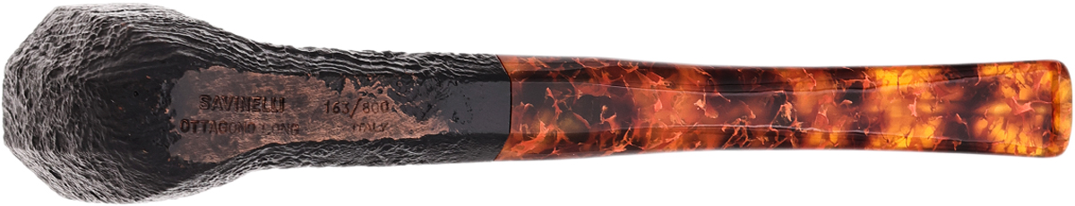 Savinelli Ottagono Long Sandblasted II (6mm) (163/800)