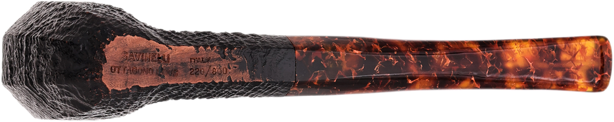 Savinelli Ottagono Long Sandblasted II (6mm) (220/800)