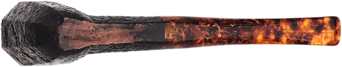 Savinelli Ottagono Long Sandblasted II (6mm) (207/800)