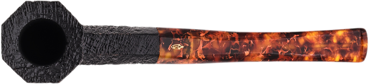 Savinelli Ottagono Long Sandblasted II (6mm) (64/800)