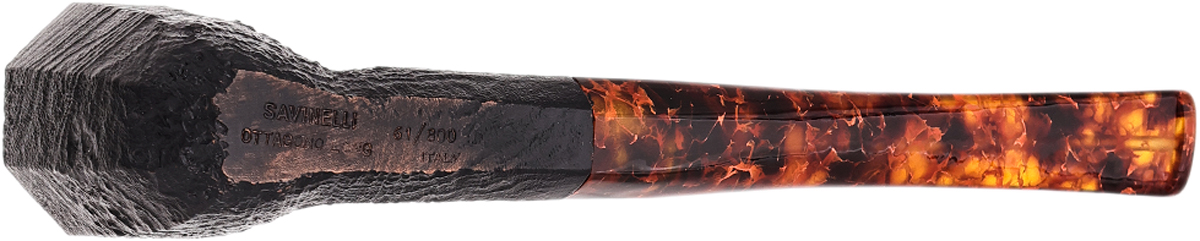 Savinelli Ottagono Long Sandblasted II (6mm) (61/800)