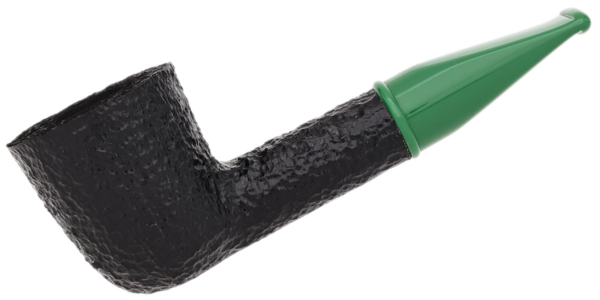 Savinelli Mini Rusticated Green Stem (409) (6mm)