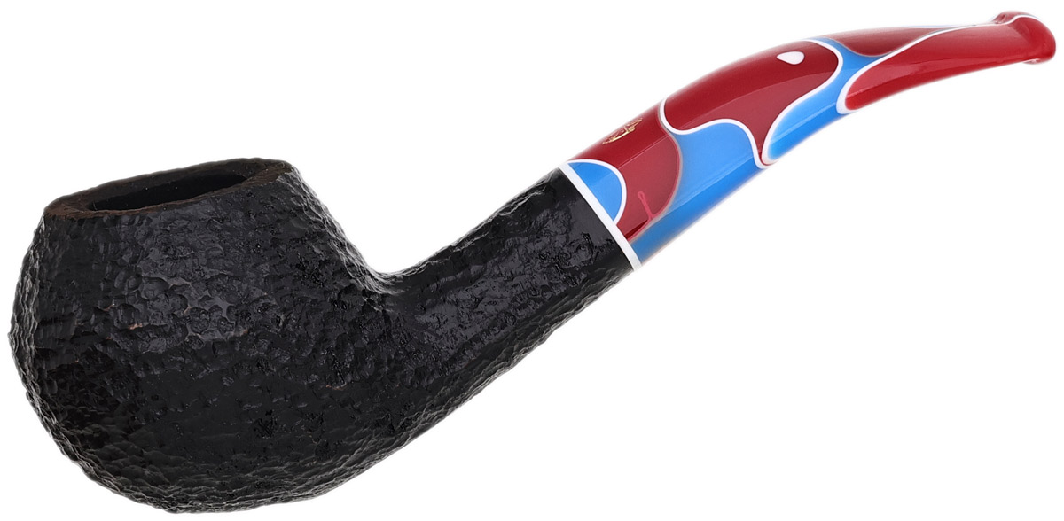Savinelli Colombina Rusticated Black (673 KS) (6mm)