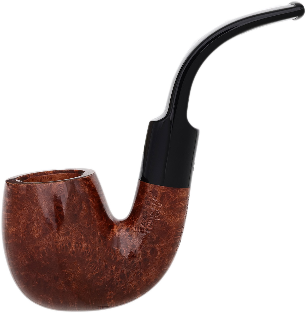 Savinelli Punto Oro Gold Smooth (614) (6mm) (80/180)