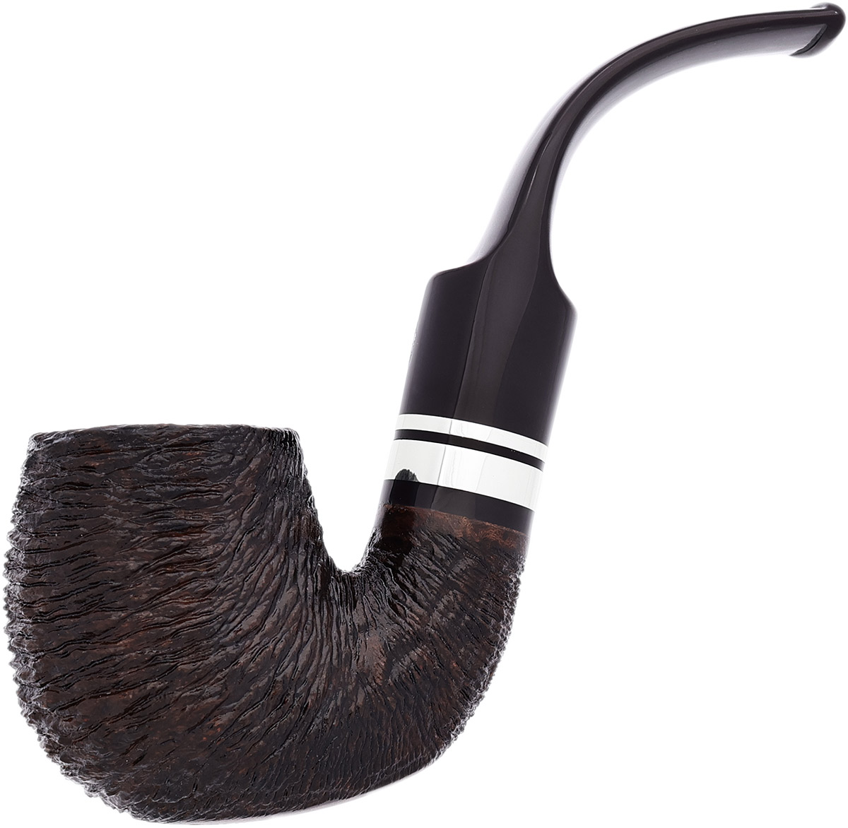 Minerva Rusticated Brown (614) (6mm) Tobacco Pipe