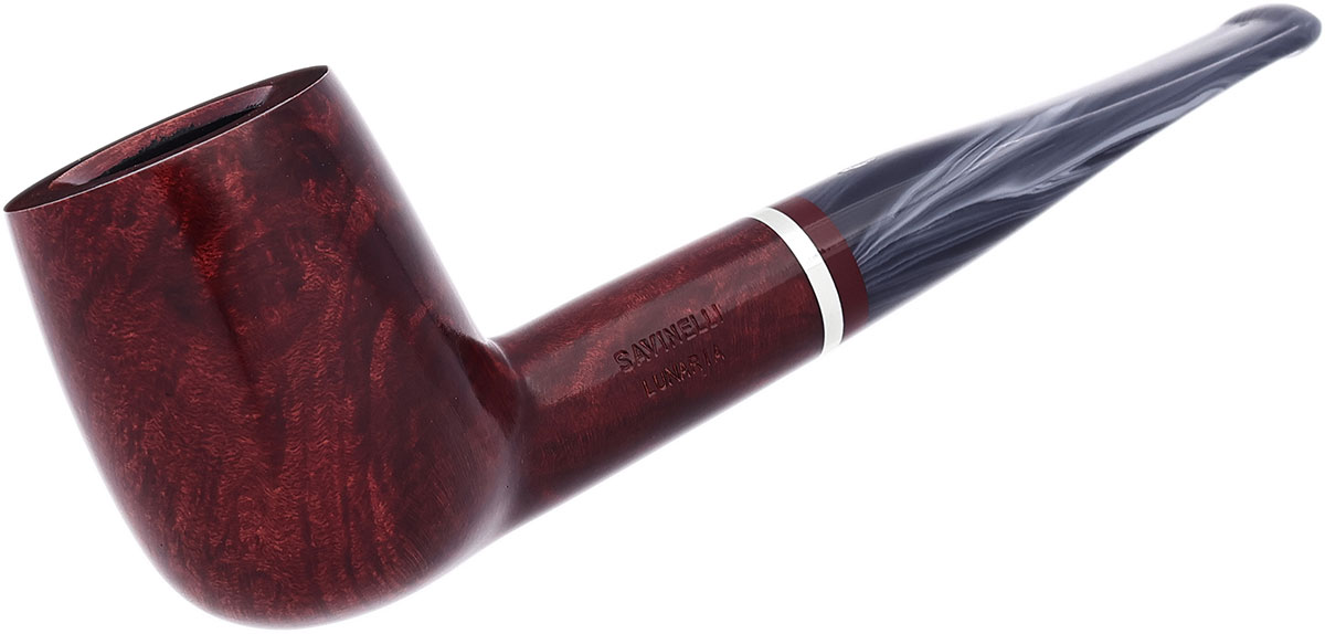 Savinelli Lunaria Smooth Bordeaux (141 KS) (6mm)