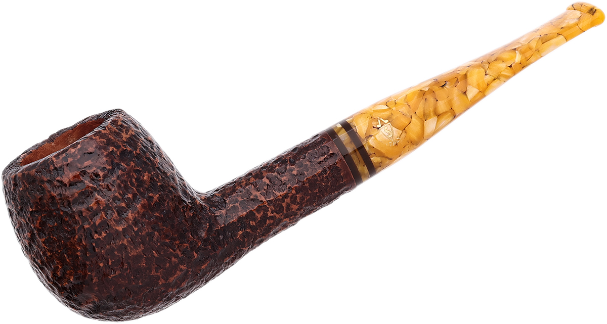 Miele Brown Rusticated (207) (6mm) Tobacco Pipe