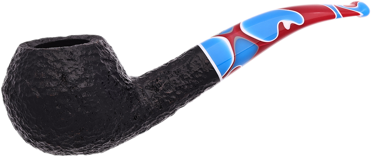 Savinelli Colombina Rusticated Black (673 KS) (6mm)