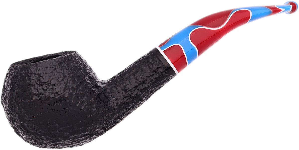 Savinelli Colombina Rusticated Black (673 KS) (6mm)