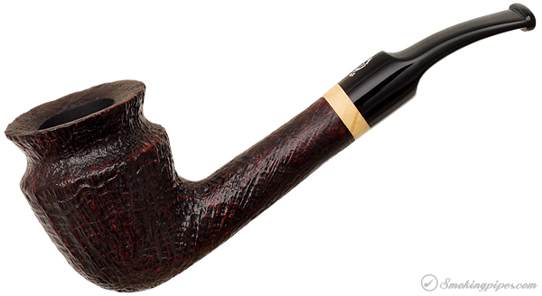 Savinelli Briar Line Sandblasted Bent Urn (6mm)