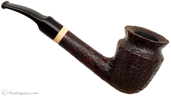 Savinelli Briar Line Sandblasted Bent Urn (6mm)