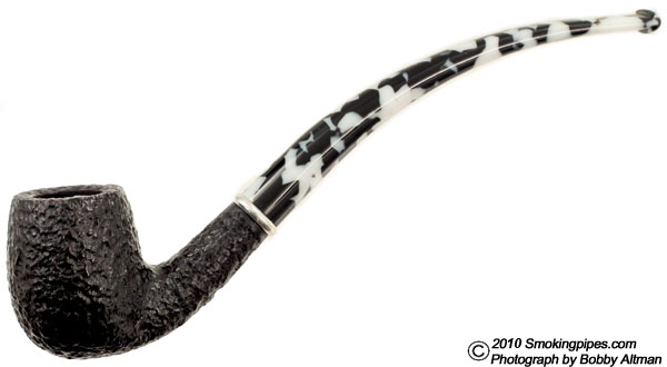Savinelli Black & White Favorite Bent Billiard (6mm)