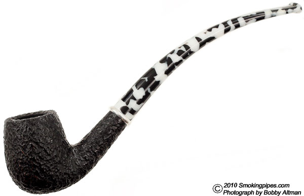 Savinelli Black & White Favorite Bent Billiard (6mm)