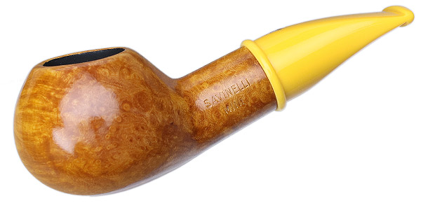 Savinelli Mini Smooth Yellow Stem (321) (6mm)